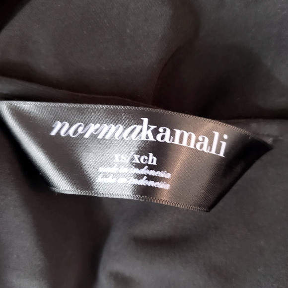 Norma Kamali Black Jersey Wrap Dress Size XS - Picture 4 of 10
